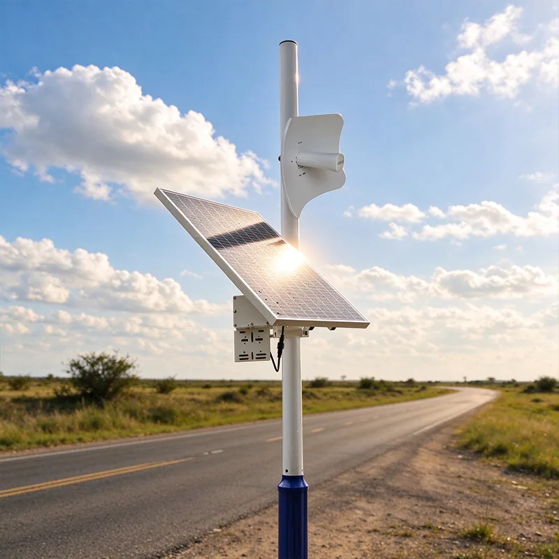 Energía solar y PoE para redes en sitios aislados