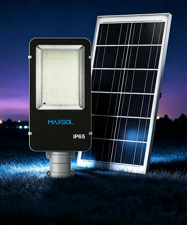 Luminaria solar de 30 W con batería de 30 Ah