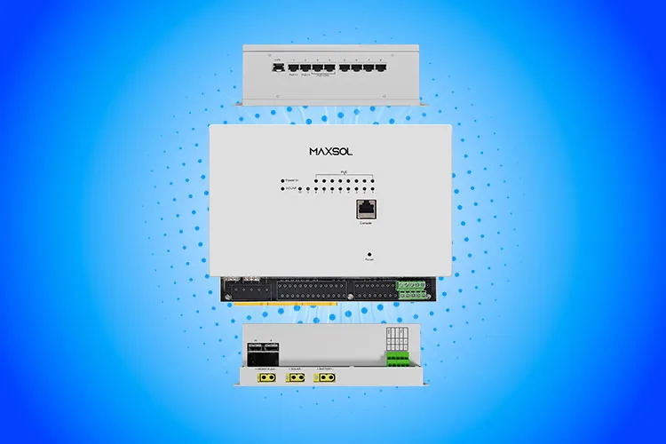 Switch PoE solar industrial