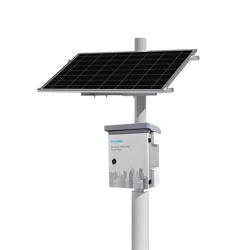 Sistema solar de 200 W con batería LiFePO4 de 100 Ah para CCTV