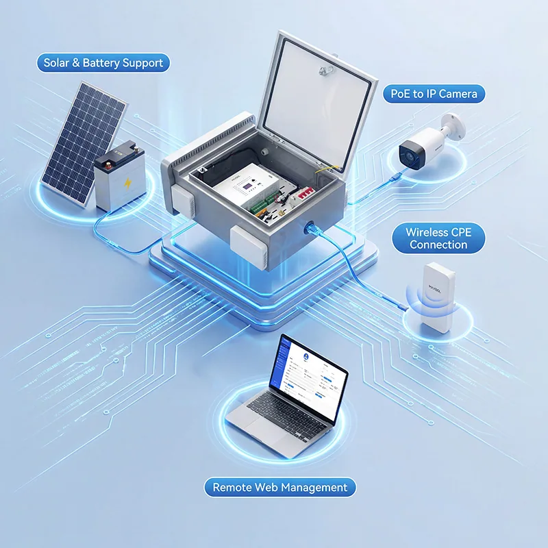 Cómo dimensionar un sistema solar sin red eléctrica para CCTV