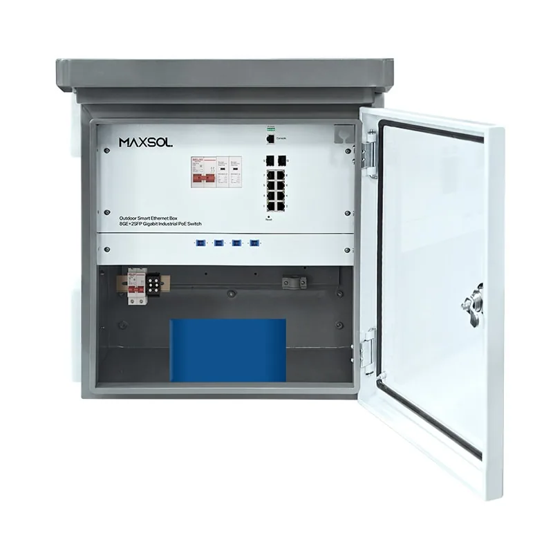 Caja inteligente industrial Maxsol SBOX2802SFG-I-288WH con batería LiFePO4 integrada
