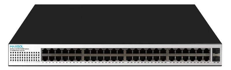 Switch PoE Gigabit no administrable de largo alcance, 48 puertos, 400W