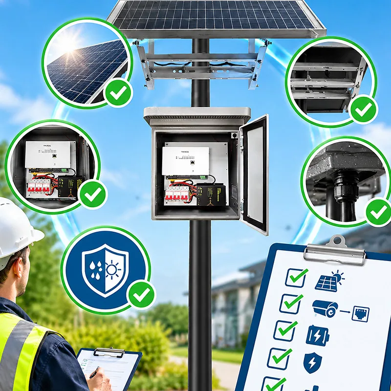 Lista de verificación de PoE exterior para instaladores