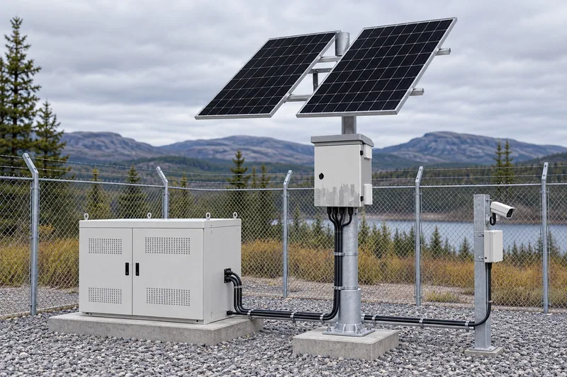 Sistema solar Maxsol CS400150 con dos módulos solares de 200 W, batería LiFePO4 de 1920 Wh y control MPPT