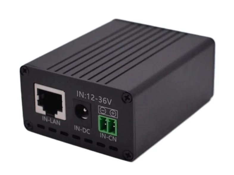 Convertidor Maxsol POE24V de entrada DC y salida PoE ajustable con pantalla LCD de voltaje