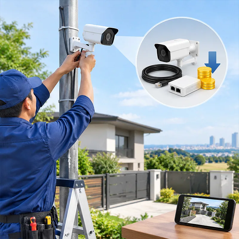 Cómo reducir costos de instalación de CCTV remoto